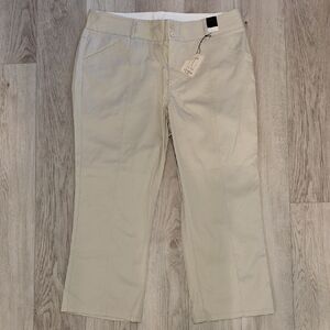 NWT Venezia Women's Cream Straight Leg Pants